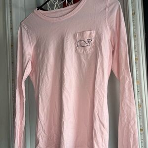 Vineyard Vines Pink Long Sleeve Tee